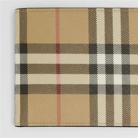 burberry vintage wallet|Burberry men's bifold wallet.